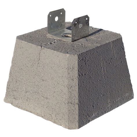 concrete pier block with metal bracket home depot|adjustable pier blocks home depot.